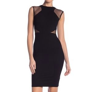 French Connection Mesh Panel Knit Dress, US4